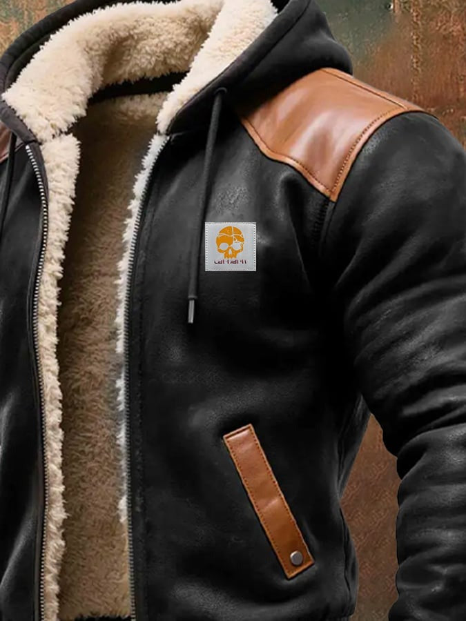 Adam™ | Winter Jacket with Leather Details