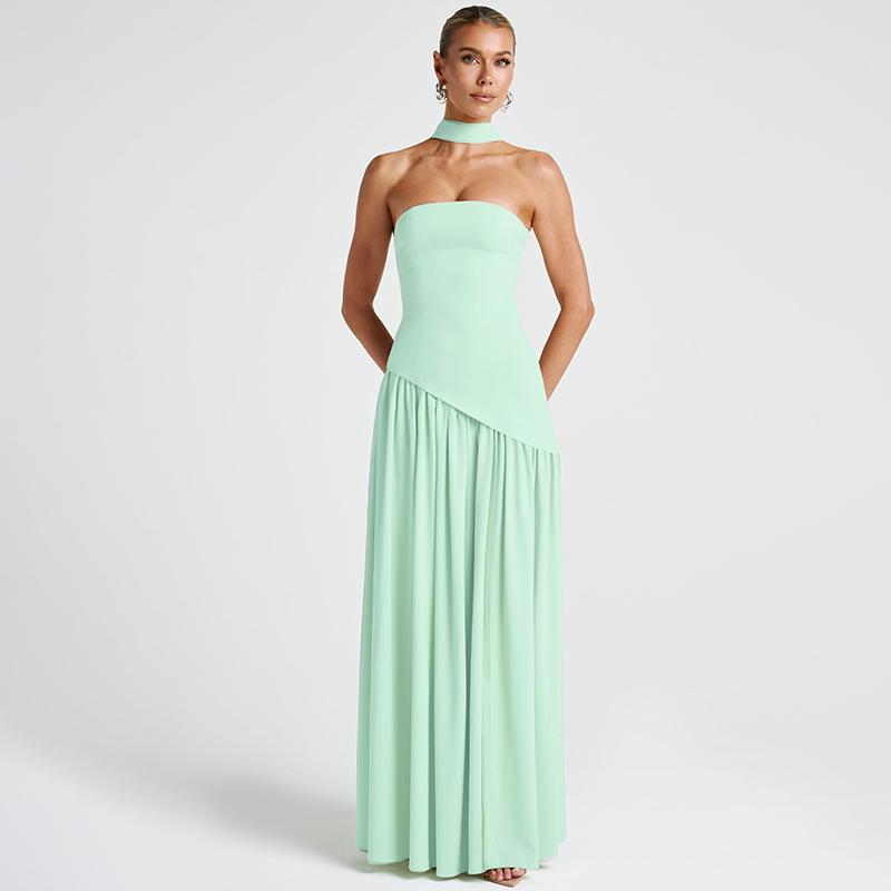 Elegant Sleeveless Bodycon Maxi Party Dress