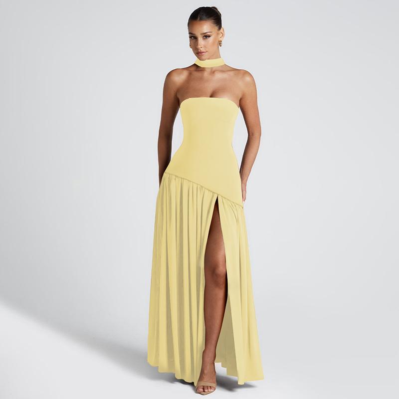 Elegant Sleeveless Bodycon Maxi Party Dress