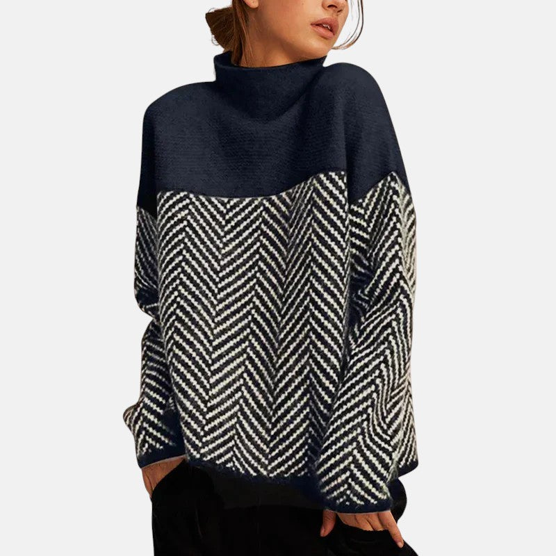 Brielle | Herringbone Knit Jumper