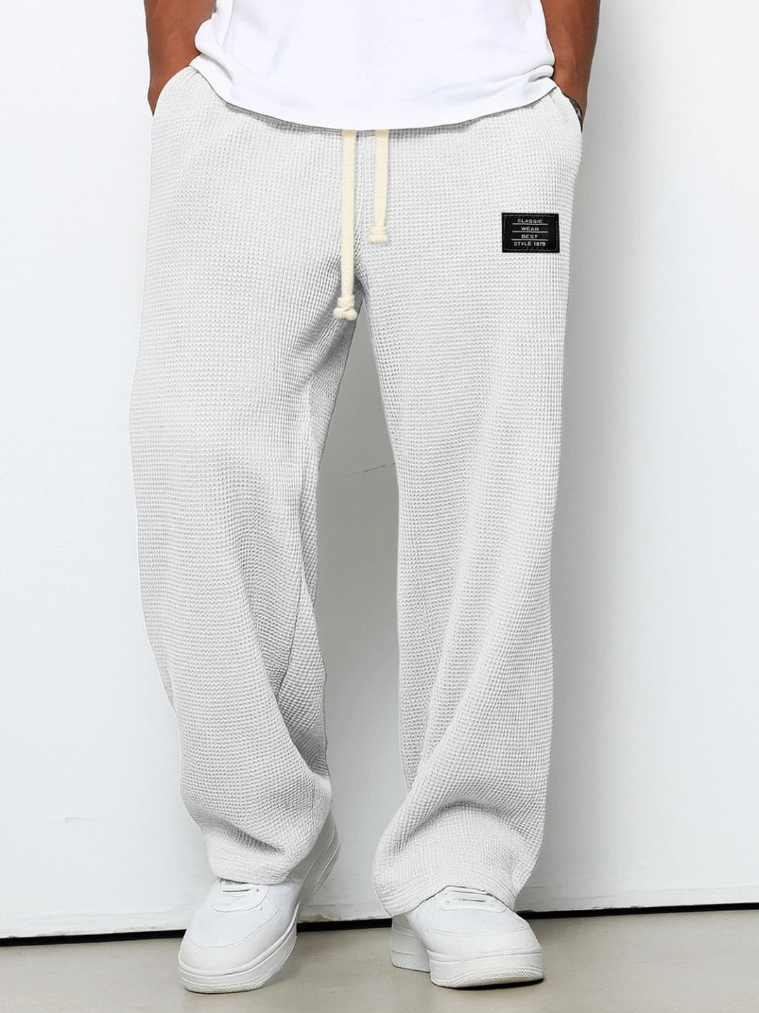 Harrison | Textured Wide Joggers