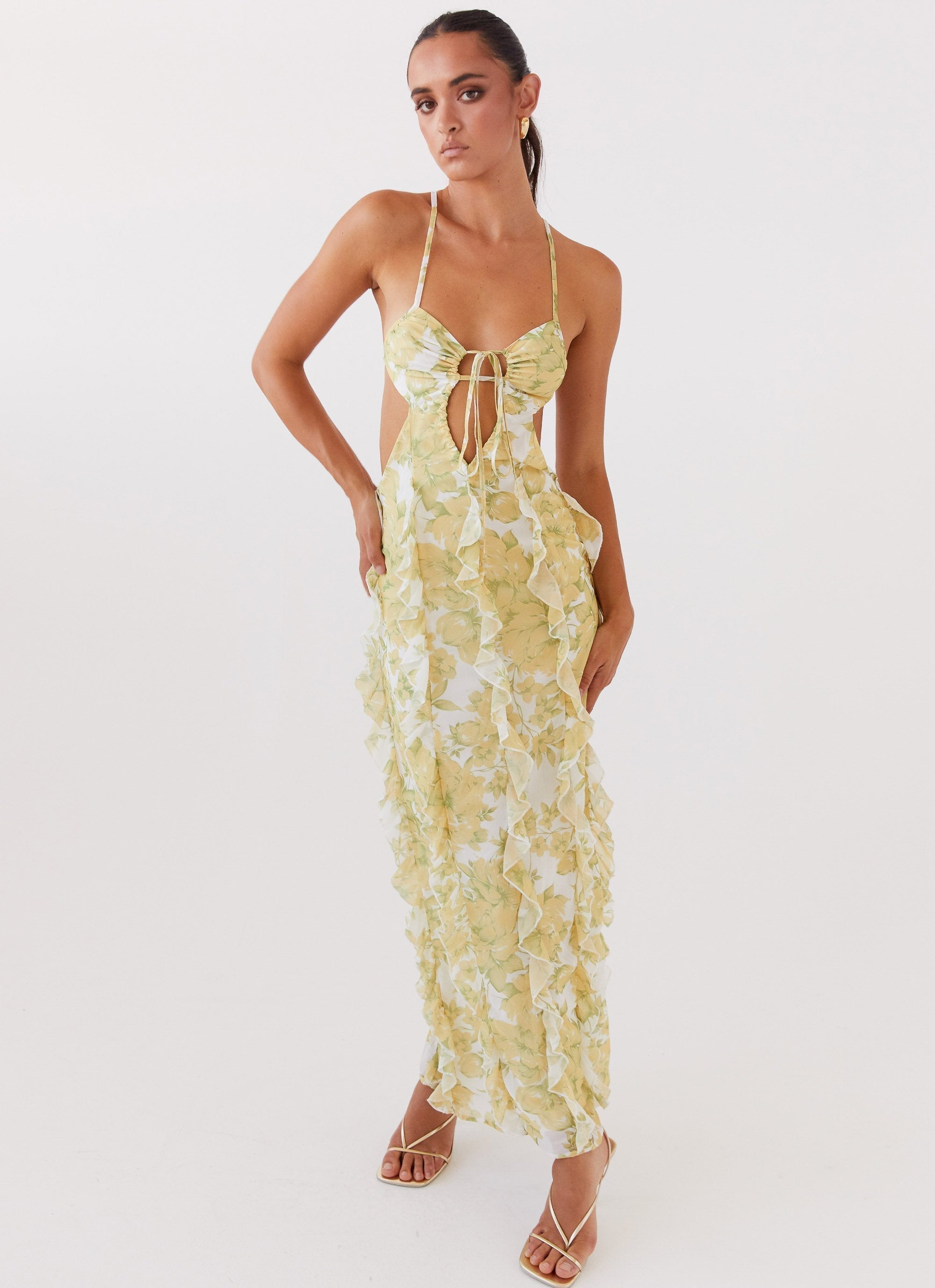 Ruffle Maxi Dress