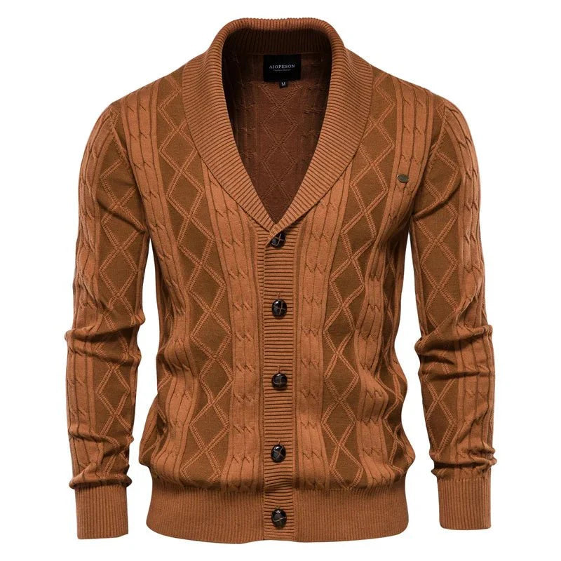 Waldemar | Men's cardigan with button placket