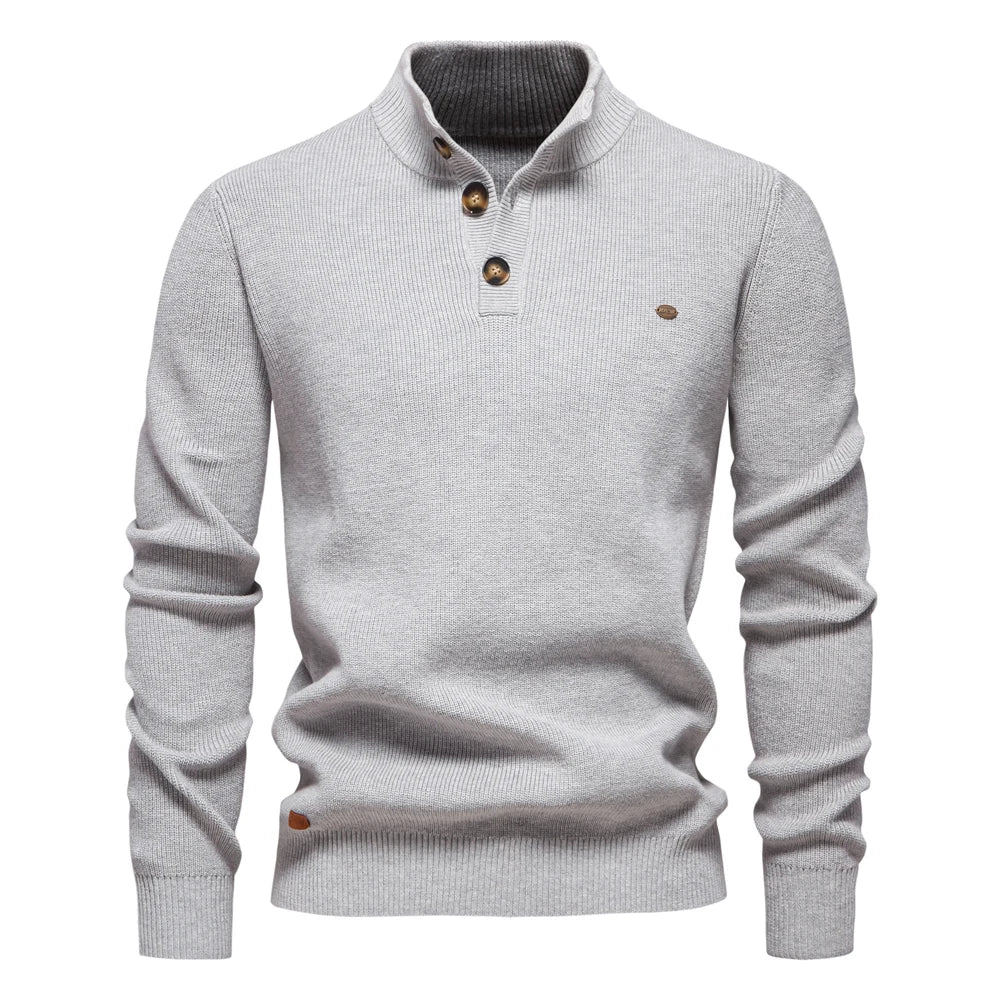 Konrad | Stylish men's jumper with button design