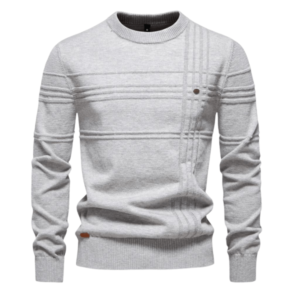 Burkhard | Stylish men's jumper with diamond pattern