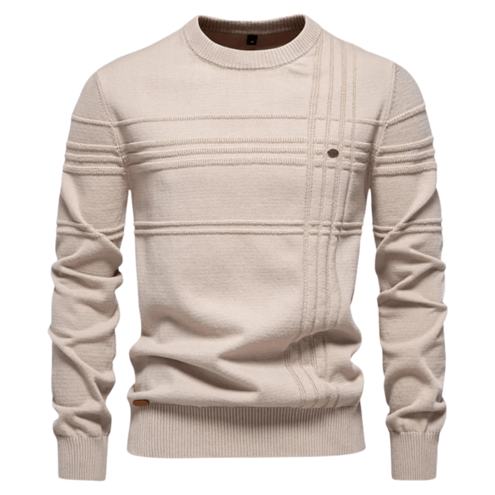 Burkhard | Stylish men's jumper with diamond pattern