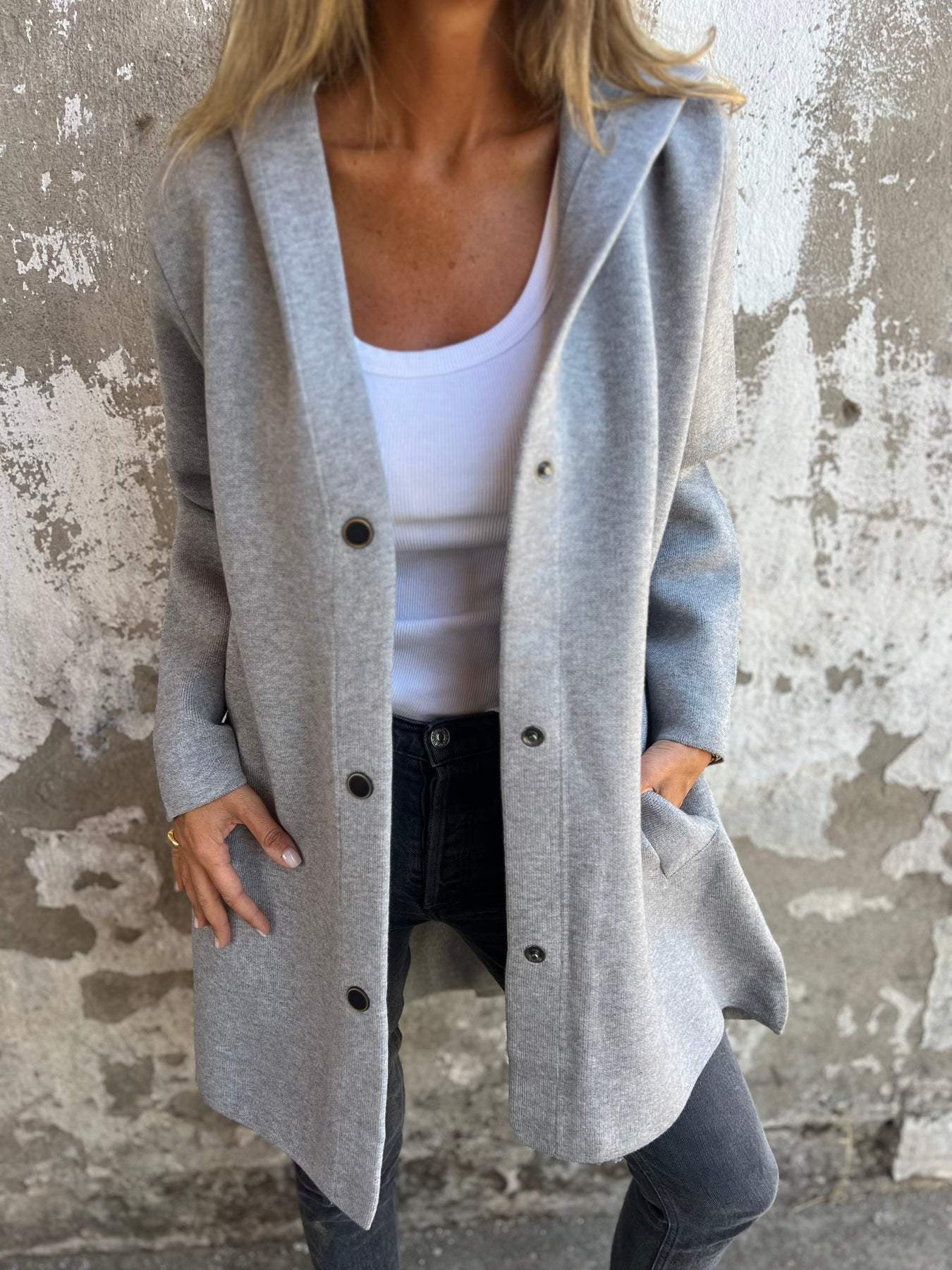 Adriana | Soft Knit Hooded Cardigan