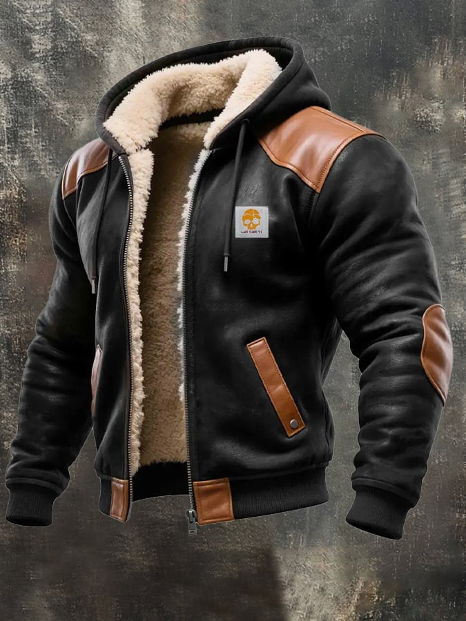 Adam™ | Winter Jacket with Leather Details