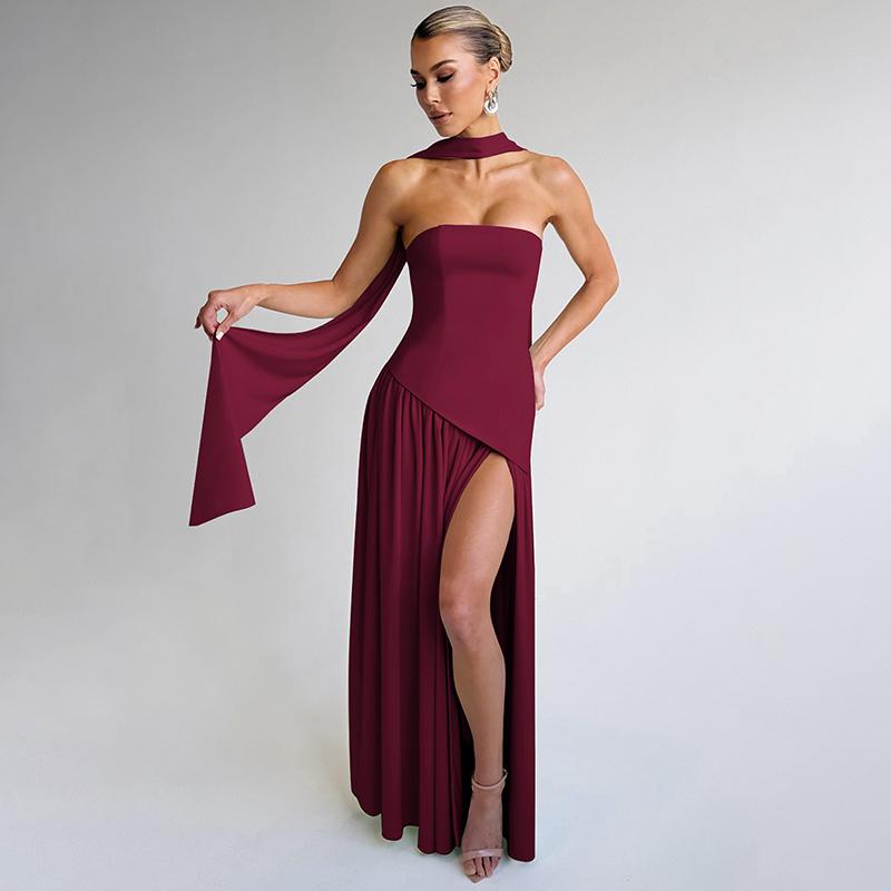 Elegant Sleeveless Bodycon Maxi Party Dress