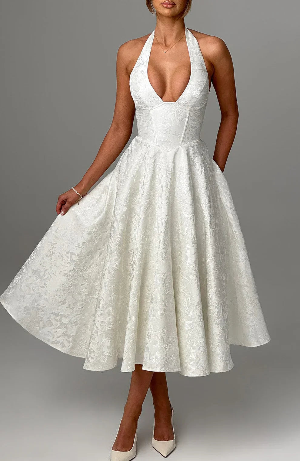 Evelyn Midi Dress | LouLou Couture