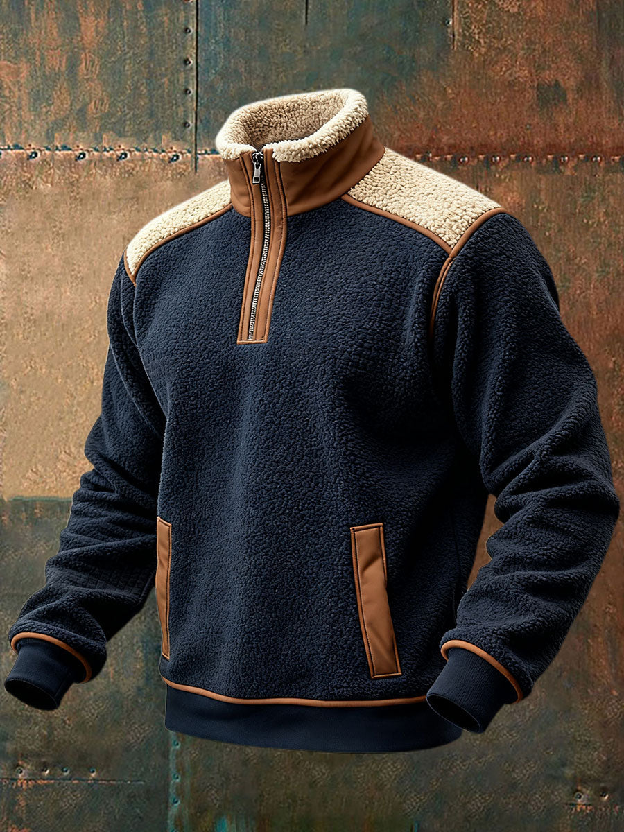 Rafael | Men's retro warm outdoor sweatshirt