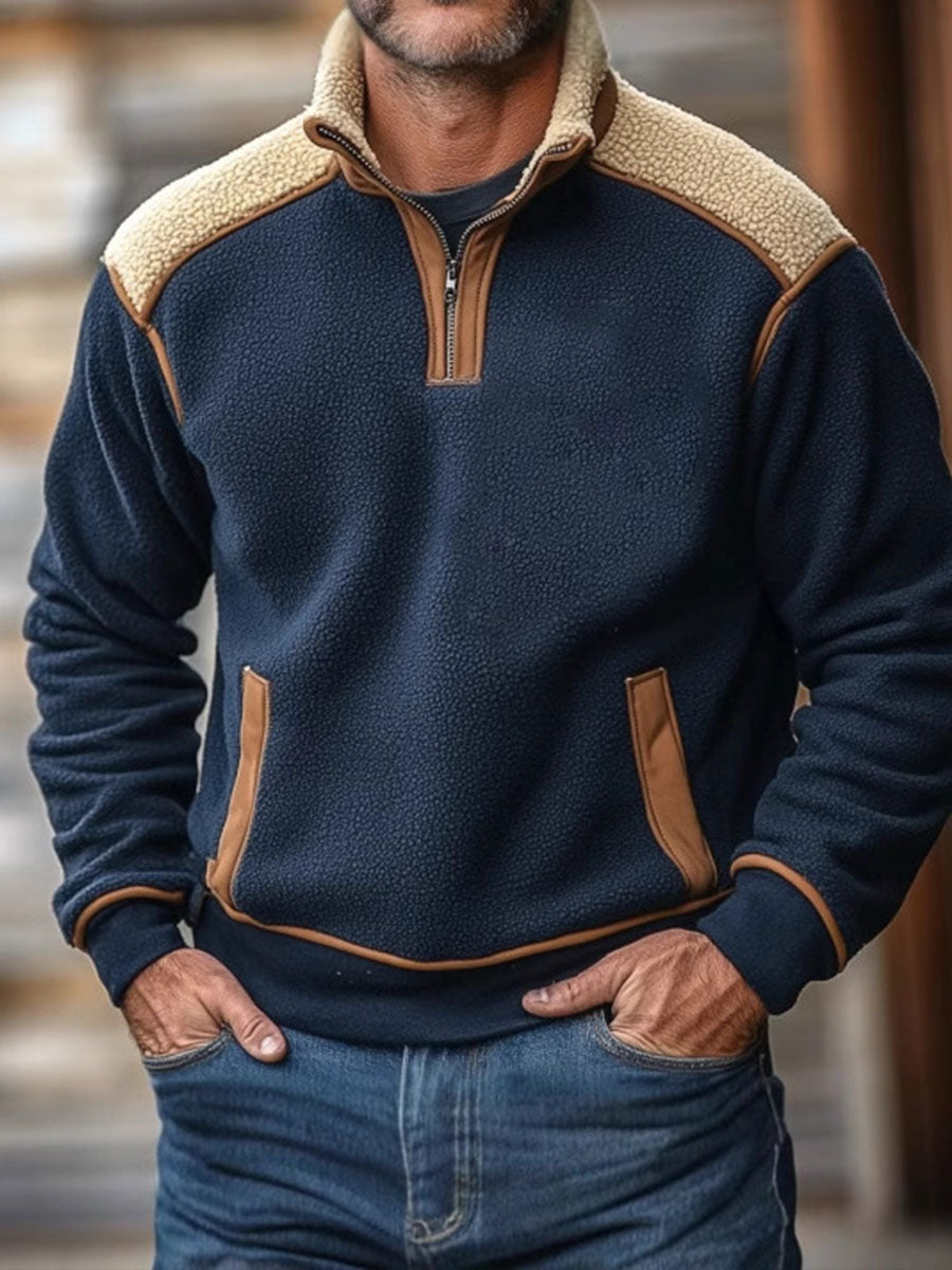 Rafael | Men's retro warm outdoor sweatshirt