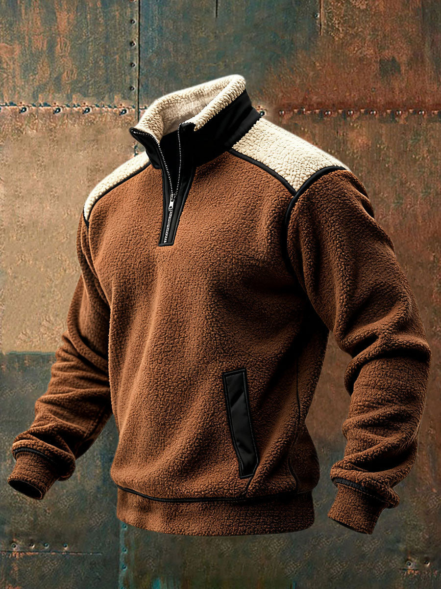 Rafael | Men's retro warm outdoor sweatshirt