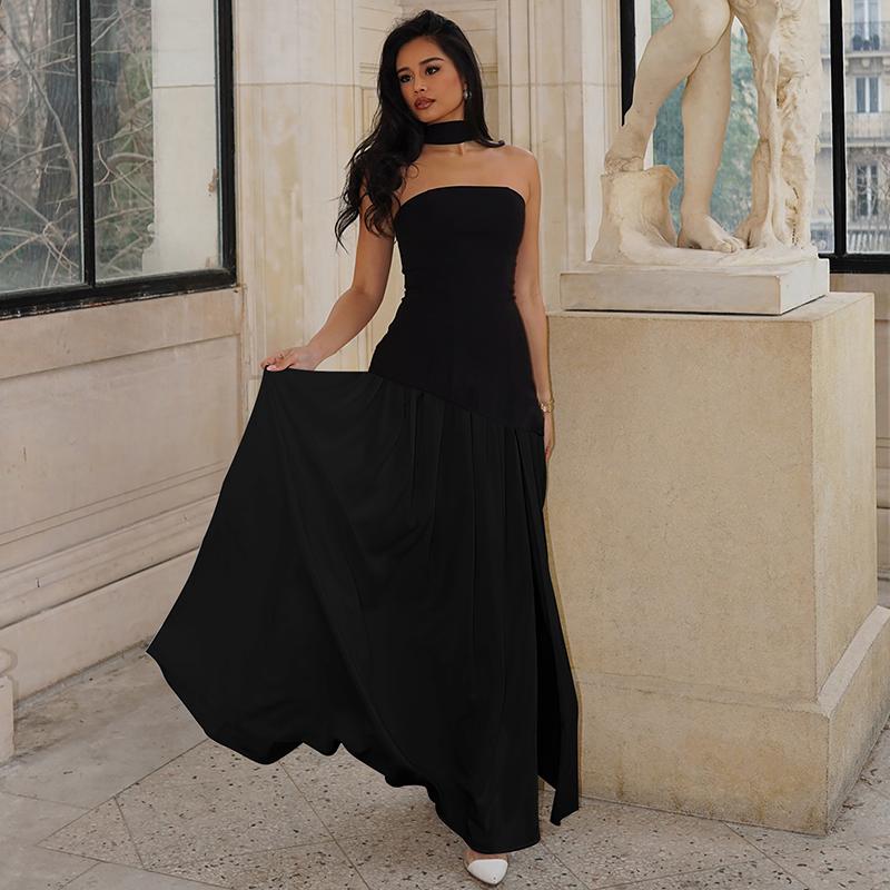 Elegant Sleeveless Bodycon Maxi Party Dress