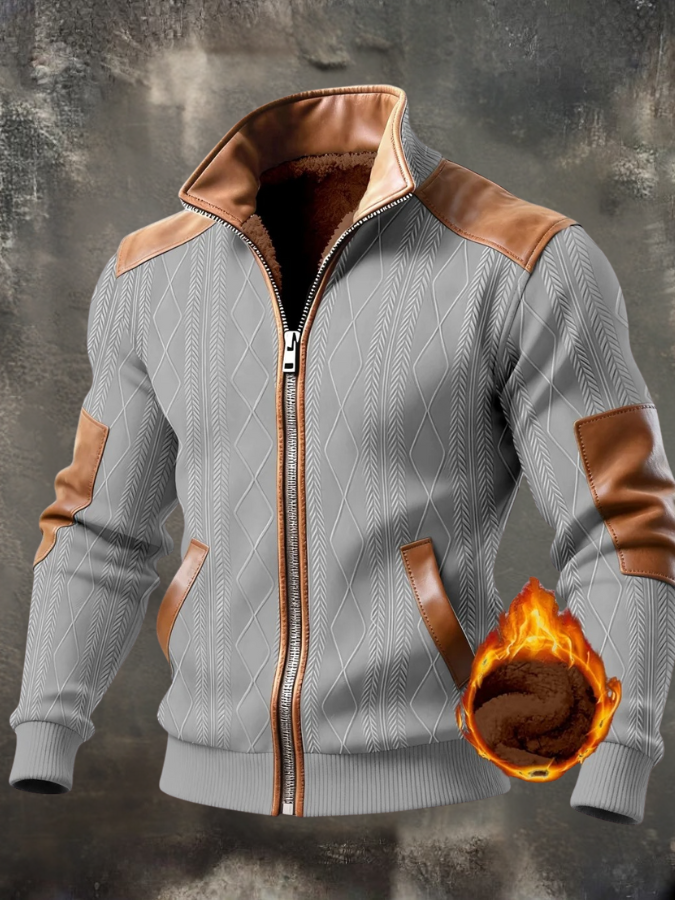 Noel |  Structured jacket with a high collar