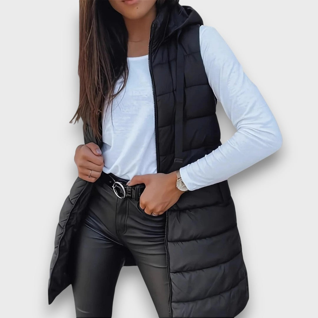Margot | Lightweight Quilted Hooded Gilet