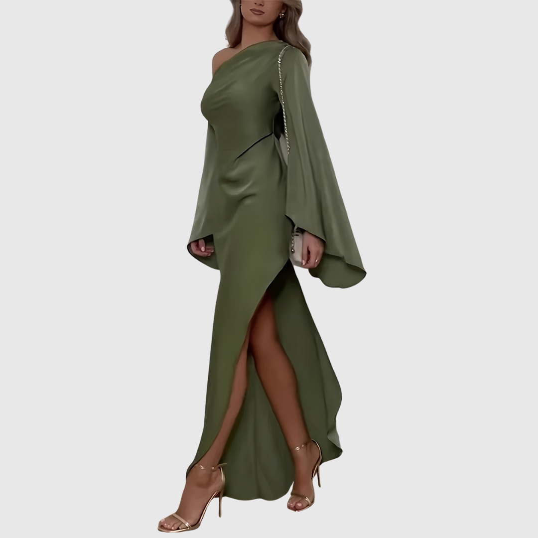 Alyne | Elegant One‑Shoulder Evening Dress