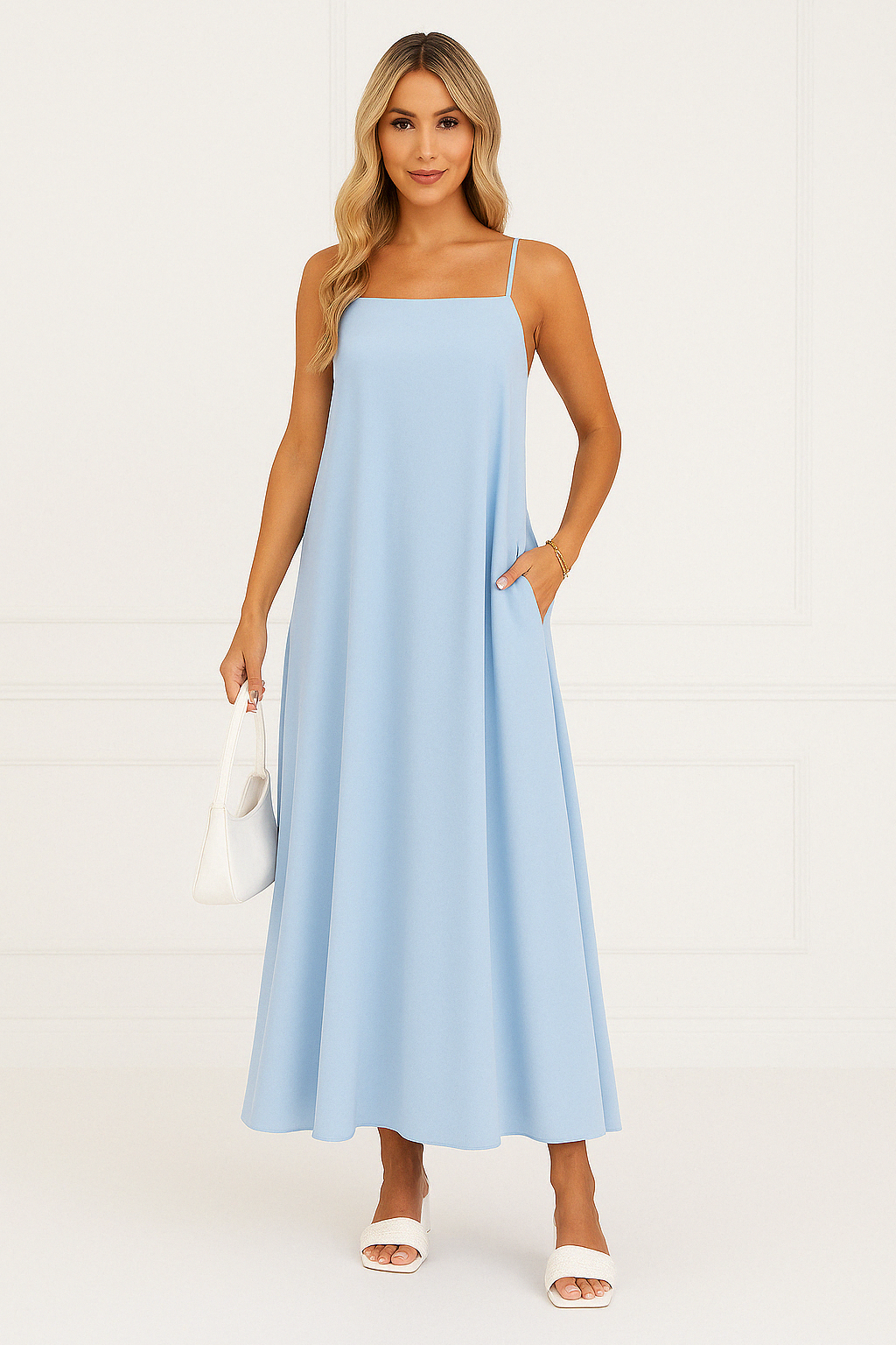 Celina Flowy Maxi Dress