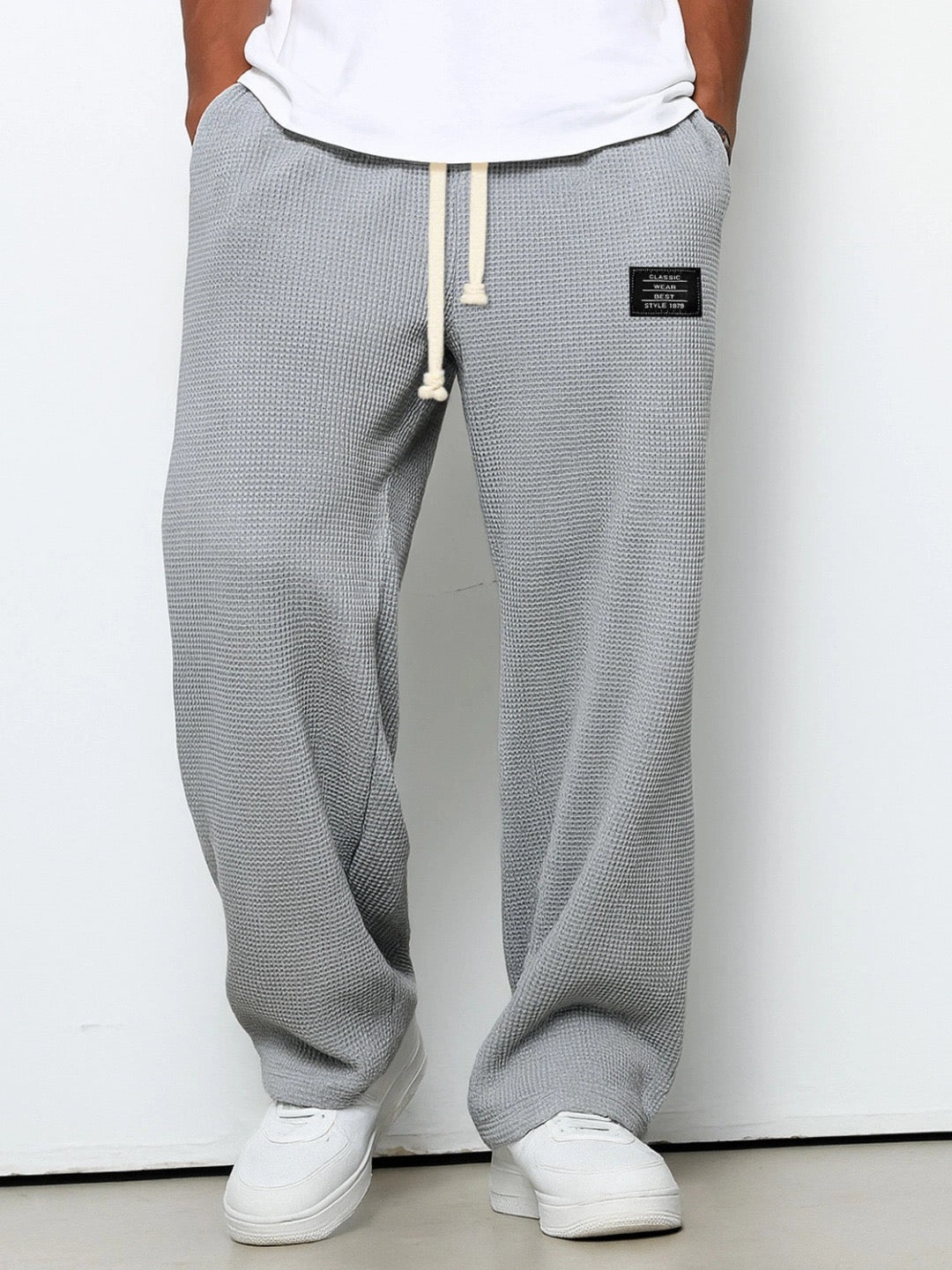 Harrison | Textured Wide Joggers