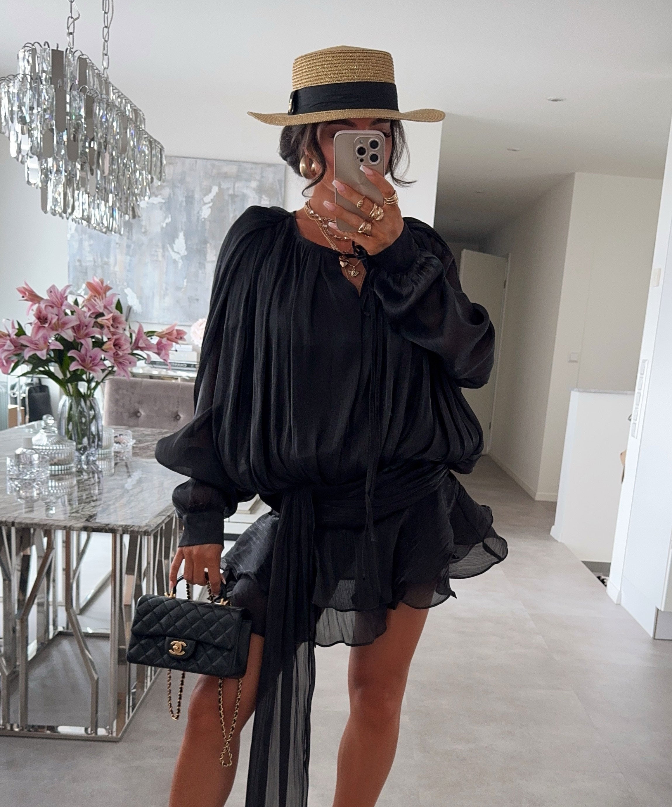 Black Velvet Mini Dress | LouLou Couture