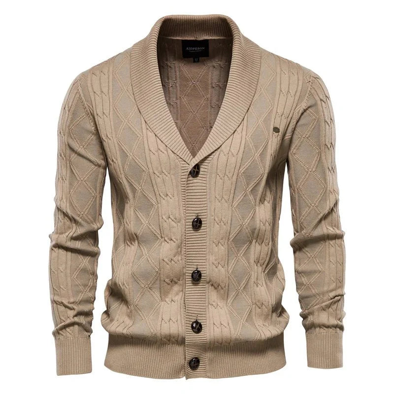 Waldemar | Men's cardigan with button placket