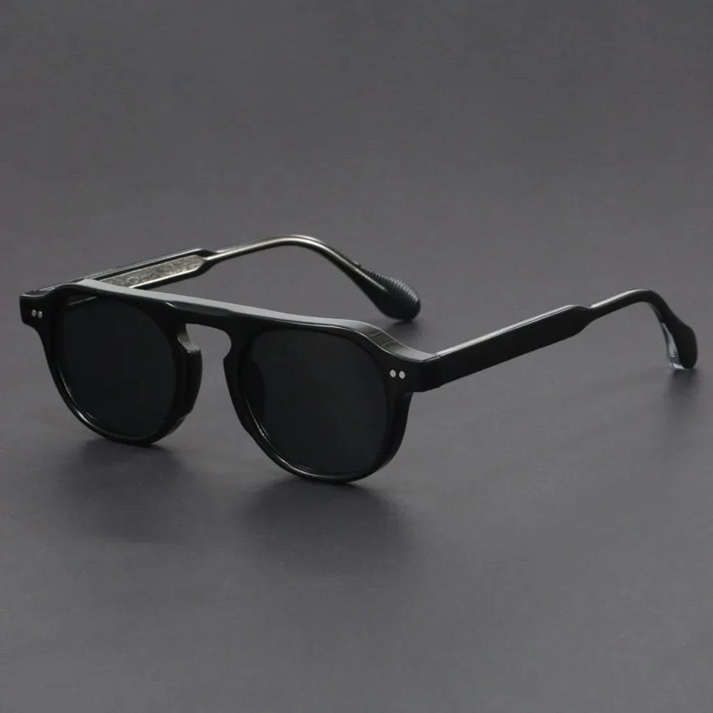 Noir Panto Sunglasses