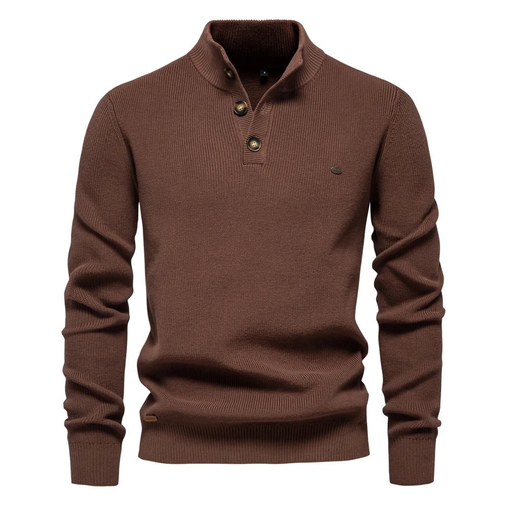 Konrad | Stylish men's jumper with button design