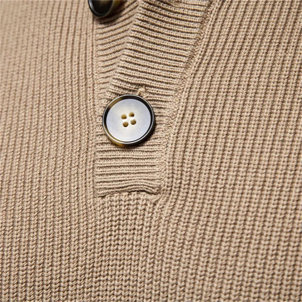 Konrad | Stylish men's jumper with button design