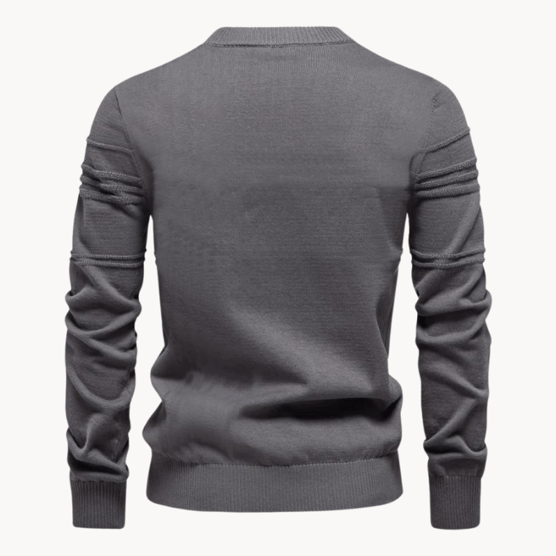 Burkhard | Stylish men's jumper with diamond pattern
