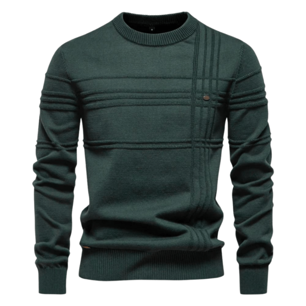 Burkhard | Stylish men's jumper with diamond pattern