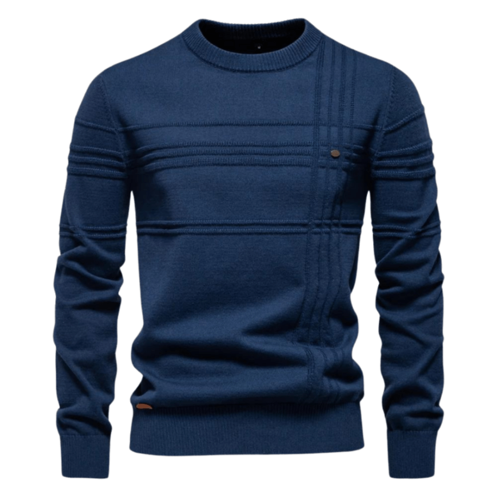 Burkhard | Stylish men's jumper with diamond pattern