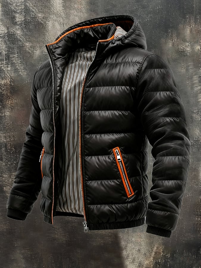 Damian | Padded hooded jacket