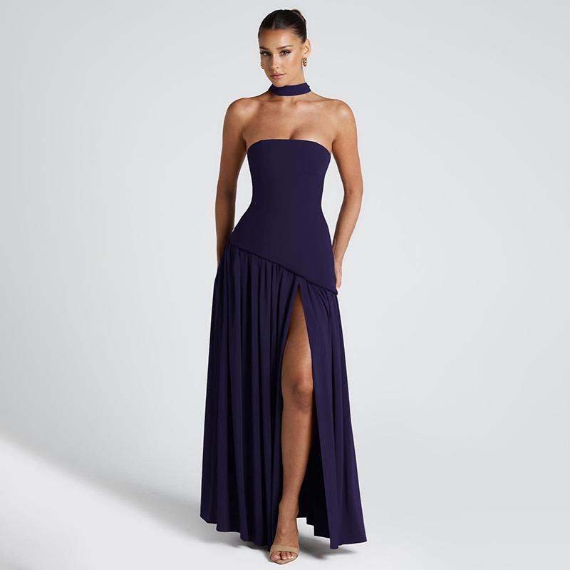 Elegant Sleeveless Bodycon Maxi Party Dress