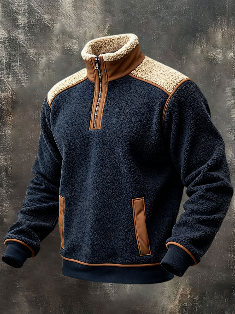 Rafael | Men's retro warm outdoor sweatshirt