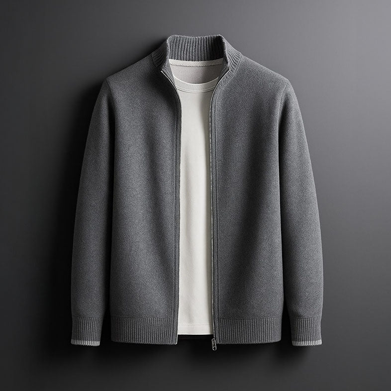 HARVEY™| ELEGANT WOOL ZIP JACKET