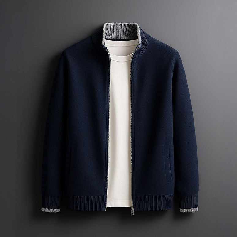 HARVEY™| ELEGANT WOOL ZIP JACKET